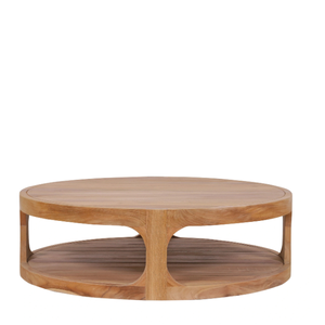 Mesa de Centro Rectangular Moderna y Elegante de Madera de Teca, Mesa de Centro de Madera Maciza para Sala de Estar, Opciones de Diseño Minimalista Estilo Rústico - Product Image 4