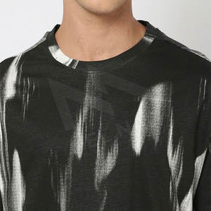 T-shirt pour homme en coton/fibre de bambou respirant, manches courtes, fabrication directe d'usine, personnalisable, de haute qualité, fabriqué au Pakistan - Product Image 6