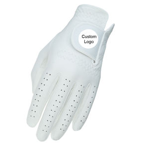 Gants de golf en cuir Cabretta souple personnalisés OEM avec logo personnalisé de haute qualité et couleur avec matériau PU et peau de mouton - Product Image 6