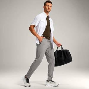 กางเกงวอร์มสำหรับผู้ชายกางเกงวิ่งออกกำลังกายมีซิปน้ำหนักเบา - Product Image 5