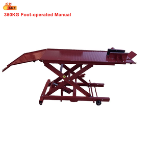 <span class=keywords><strong>Elevador</strong></span> de Tijera para Motocicleta Neumático Hidráulico de 350 KG, Manual y de Pedal, de Alta Calidad y Fácil Uso - Product Image 1