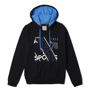 Sudadera con capucha deportiva de felpa francesa, colores y tamaños personalizables, mezcla rica en algodón, transpirable, perfecta para gimnasio o ropa de descanso - Product Image 1