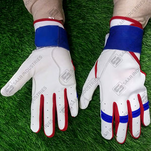 Gants de frappe de baseball en cuir véritable pour adultes, personnalisables, ambidextres, durables, de qualité supérieure pour l'entraînement, logo de couleur personnalisée - Product Image 5