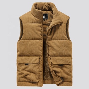 Gilet d'extérieur décontracté pour homme, sans manches, respirant, chaud, rembourré en polyester - Product Image 3