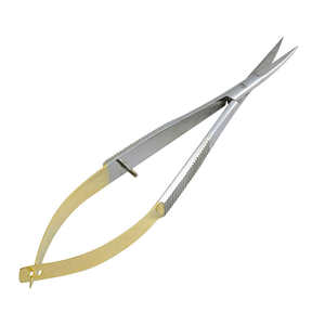 Tijeras de Acero Inoxidable con Resorte Manual, Punta Fina, Mango con Resorte, Certificación CB, Uso Hospitalario - Product Image 1