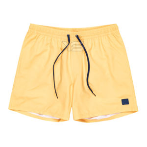 Short d'entraînement décontracté pour homme 100% coton taille moyenne avec fermeture à cordon anti-rides motif uni teint court - Product Image 1