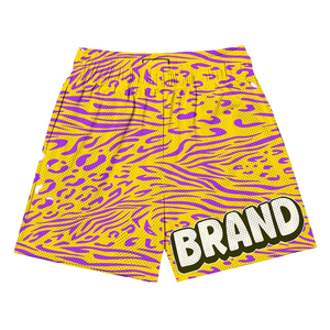 กางเกงขาสั้นบาสเก็ตบอลทรงหลวมสไตล์อเมริกันสำหรับผู้ชายกางเกงฤดูร้อนแห้งเร็วพิมพ์ลาย - Product Image 4