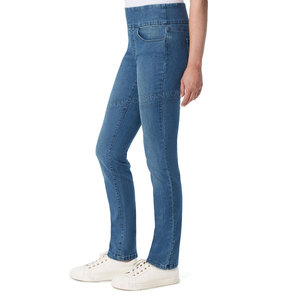Nuevos Jeans de Mujer Ajustados de Cintura Baja, Estilo Boyfriend, Sólidos, Cómodos, Casuales, Ligeros y Duraderos - Product Image 2