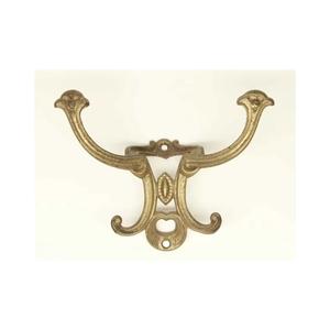 Aldaba de puerta de metal de latón puro con forma de cabeza de ciervo, aldaba de puerta con acabado dorado de alta calidad para uso en villas de hotel en casa - Product Image 3