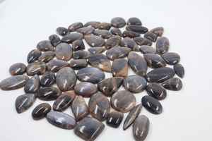 Cabochon de pierre de lune pêche, pierre précieuse pierre de lune naturelle-pierre de lune arc-en-ciel pêche gros pierre de lune bijoux faits à la main pour la fabrication - Product Image 2