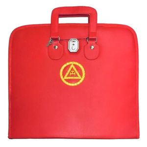 Nuevo Delantal de Gran Sacerdote Masónico del Arco Real, Ecológico, de Lujo y Personalizado, con Bordado del Capítulo del Arco Real - Product Image 4