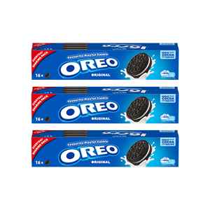 Oreo Thins saveur chocolat noir et menthe, biscuits sandwichs légers et croustillants, collation dessert pour la maison, le bureau et les voyages, paquet de 100g - Product Image 5