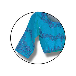 100% blusa de mujer de media manga de talla grande Vintage Premium OEM de boda de alta calidad superventas disponible Casual primavera otoño - Product Image 5