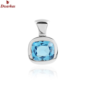 Fabrication de gros pendentif topaze bleue en argent sterling 925 pendentif améthyste en pierre - Product Image 3