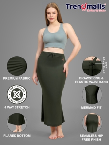 Trendmalls Women's Breathable Mahendi Style for Lycra Spandex Saree <b>Shapewear</b> Petticoat - Product Image 2