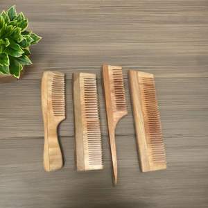 Top-Rated Professional Bamboo <b>Comb</b> for Home Use Handmade Natural Eco-Friendly Scalp Massage <b>Comb</b> for Curly Hair Hot Selling Sale - Product Image 4