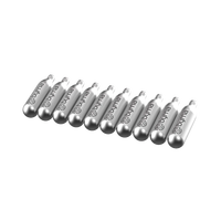 Cartuchos de CO2 de 8g, Grado Alimenticio, 69 bar, Acero al Carbono, Presión de Ruptura de 120 bar, Marcador de Entrenamiento, Lanzador Compacto de Alta Presión