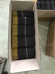 แท่งธูปไม้สำหรับตกแต่งบ้านด้ามสีเหลืองทรงกลมเรียบไม่มีกลิ่น - Product Image 2