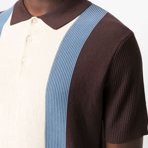 Polos de punto de algodón de alta calidad para hombre, uniforme de marca con estampado en color personalizado OEM de fabricación de ropa de Bangladesh - Product Image 5