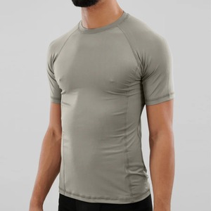 เสื้อยืดรัดรูปแขนสั้นสำหรับผู้ชาย, เสื้อยืดรัดรูปกีฬารัดรูปแห้งเร็วเสื้อผ้าใส่วิ่ง - Product Image 5