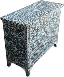 Consola con incrustaciones de hueso de estilo moderno, cajón de pecho de diseño personalizado para sala de estar, artesanías hechas a mano de bajo costo para exteriores - Product Image 5