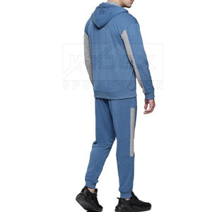 Survêtement 100% coton à manches longues pour hommes, vêtements d'entraînement de haute qualité, vêtements de sport, vêtements de fitness d'hiver de grande taille à bas prix, OEM, vente en gros - Product Image 4