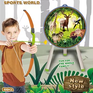 Ensemble de tir à l'arc pour animaux Jouets de sport pour enfants <span class=keywords><strong>Jeux</strong></span> d'extérieur Jeu de tir à l'arc et à la flèche - Product Image 6