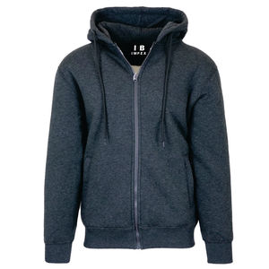 Sudadera con Capucha de Alta Calidad para Hombre, Diseño Personalizado, 100% Algodón, Impermeable, con Logotipo de Diamantes de Imitación y Cremallera Completa - Product Image 5
