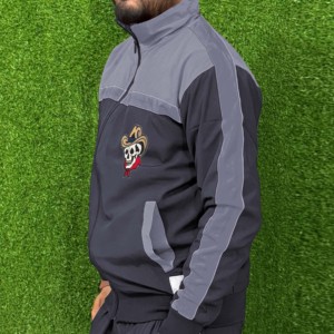 Dessin personnalisé Élastique Slim Fitted Imprimé Hommes Gym Survêtement pour Hommes Sport Wear Sweat wear Deux Pièces Blanc Sport Survêtement Hommes - Product Image 4