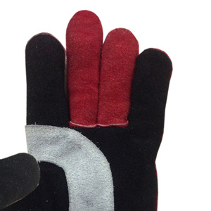 Guantes de soldadura MIG de cuero Forge con refuerzos de Palma resistentes al fuego - Product Image 2