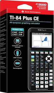 TI-84เครื่องมือเท็กซัสพร้อมเครื่องคิดเลขกราฟสี CE ใช้แบตเตอรี่สำหรับโรงเรียนและสำนักงาน - Product Image 3
