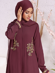 Robe Abaya Musulmane Longue à Manches Longues pour Femmes et Filles, Coupe Classique, Légère, Respirante, de Haute Qualité, Modeste, Très Vendue - Product Image 2