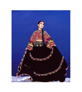 Robes Kuchi afghanes Robe kuchi vintage ethnique tribale, robes de fête Kuchi afghanes/pakistanaises à couleurs vives - Product Image 2