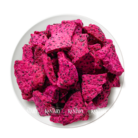 Freeze Dried Red Heart Dragon Fruit Non-GMO Natural Crispy Pineapple Chunks Sweet Snacks for <strong>Bakery</strong> <strong>Toppings</strong>-Wholesale Pieces