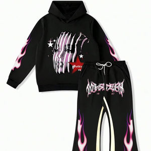 Ensemble de survêtement de jogging unisexe de haute qualité avec impression de logo personnalisé, jogging pour homme, survêtement, ensemble de sweat-shirt à capuche - Product Image 1