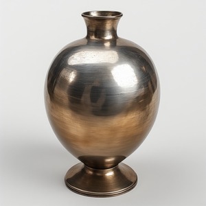 Jarrón de Metal con Acabado de Cobre Hecho a Mano, Diseño Artesanal, Mezcla de Patrimonio Rústico con Elegancia Atemporal para Decoraciones de Temporada - Product Image 6