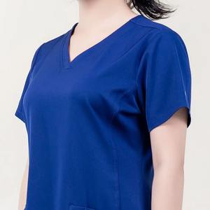Uniformes hospitalarios Trajes de manga corta Médico Enfermería Scrubs Médico Scrubs Uniformes Scrub Uniformes Conjuntos OEM - Product Image 4