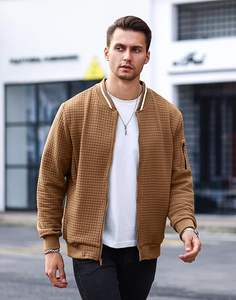 เสื้อแจ็คเก็ตวาร์ซิตี้ผู้ชาย คอตั้ง ผ้าขนสัตว์เคลือบบางเบา คุณภาพสูง ดีไซน์ทันสมัย ผลิตในปากีสถาน ปี 2024 สำหรับฤดูหนาว - Product Image 3