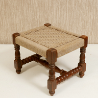 Chaise en bois massif élégante, traditionnelle, faite à la main et écologique pour appartement, salon, balcon - Multi-usages
