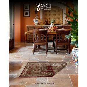 Alfombra de Oración Islámica de Lana de Primera Calidad para Mezquita, Hogar y Viajes, Disponible para Suministro Mundial - Product Image 2