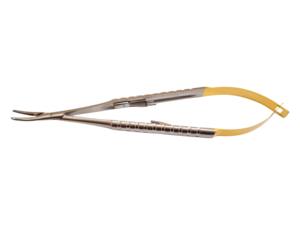 Portaagujas Castroviejo Curvo de Acero Inoxidable de Alta Calidad, Instrumento Manual para Microcirugía y Cirugía Plástica, Certificado CE MOL - Product Image 2