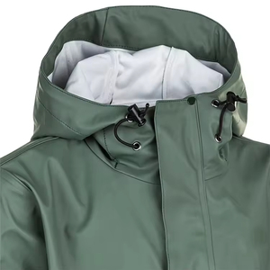 Top Selling Men's 100% Polyester Canvas <b>Waterproof</b> Breathable Quick Dry Stand Hooded Winter Denim Jacket Front High Quality High - Product Image 3