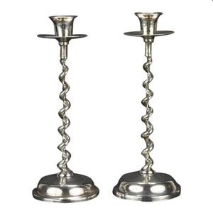 Portavelas votivas en oferta, con acabado plateado, soporte decorativo de metal para velas, accesorios de decoración para fiestas navideñas - Product Image 2