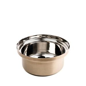 Gold Color Plated Casserole Pot with Lid Wooden Handle for Cooking Serving Food Warming and Storage Kitchenware <b>Essential</b> - Product Image 2