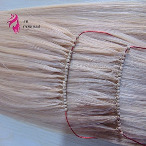 Wholesale High-quality 100% Natural Chinese Human Hair, Seamless Invisible <strong>Thick</strong> Tail 8D Feather Hair Extensions - Product Image 4