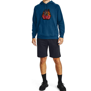 เสื้อฮู้ด2025ซักกรดหินแบบวินเทจสำหรับผู้ชายผ้าฝ้ายคุณภาพสูงทำจากผ้าฝ้ายที่มีลวดลายแตกต่างกันและโลโก้เสื้อฮู้ดเก็บความร้อน - Product Image 2