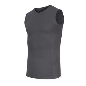 Camiseta Deportiva Personalizada al por Mayor para Hombre, Transpirable, de Algodón y Elastano, con Dobladillo Curvo y Abertura Lateral, Chaleco Deportivo Estampado para Fitness - Product Image 4