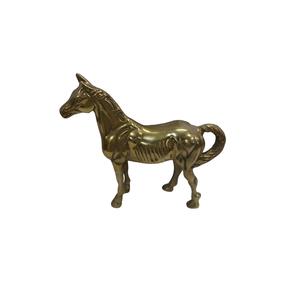 Cheval de course en aluminium doré pour décoration de table Revêtement en poudre d'or Fournitures funéraires finies Article. - Product Image 4