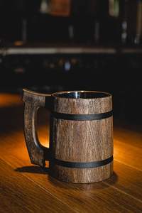 Taza de Madera Natural Pulida a Mano para Café, Té, Cerveza, Agua, Ecológica para Bebidas Calientes/Frías - Product Image 5