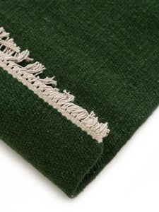 Alfombra de lana moderna Liv verde oscuro de 70x200 cm estilo Pop para comedor/entrada dormitorio-¡gran descuento! - Product Image 5